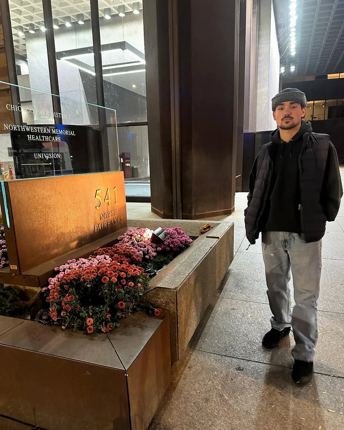 Alex in downtown Chicago before the Idaho chapter