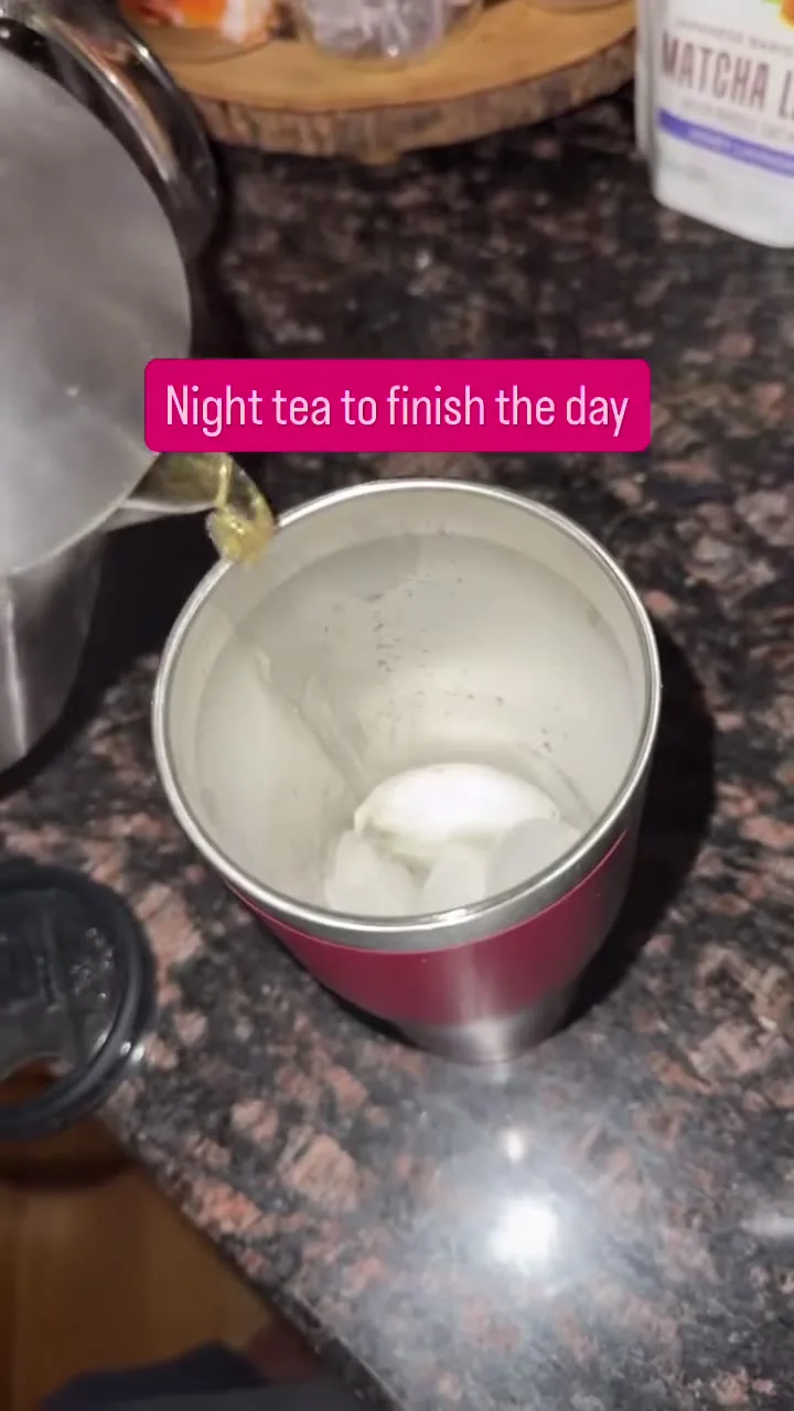 Still from an evening tea video