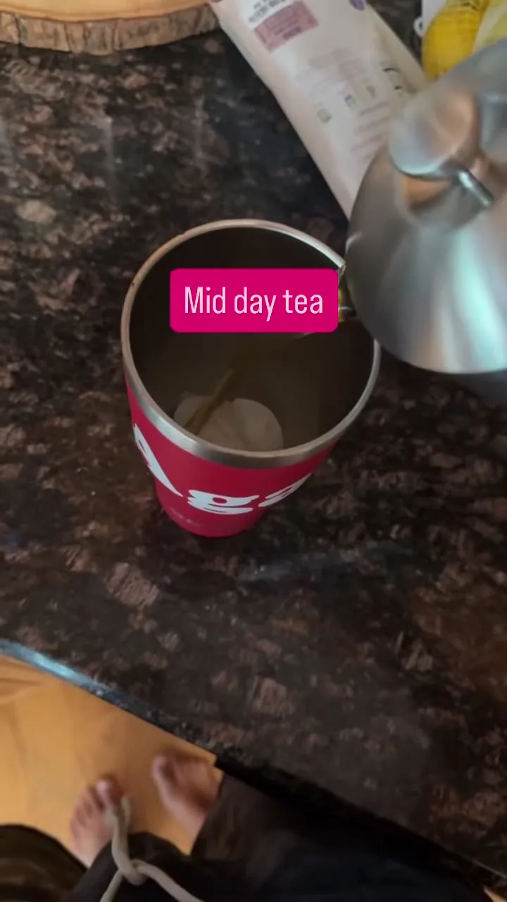 Still from a midday tea video